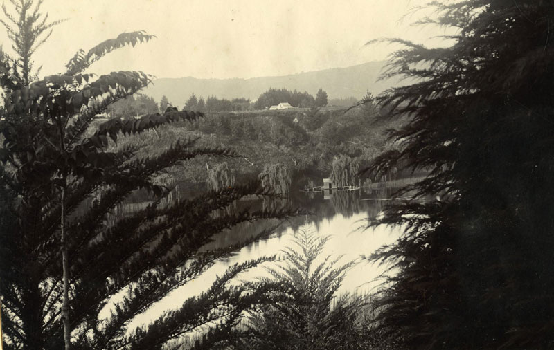 Lake Te Koutu, Cambridge, early 1900s