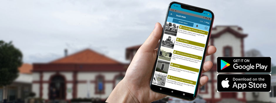 Cambridge Heritage Tour App on Mobile