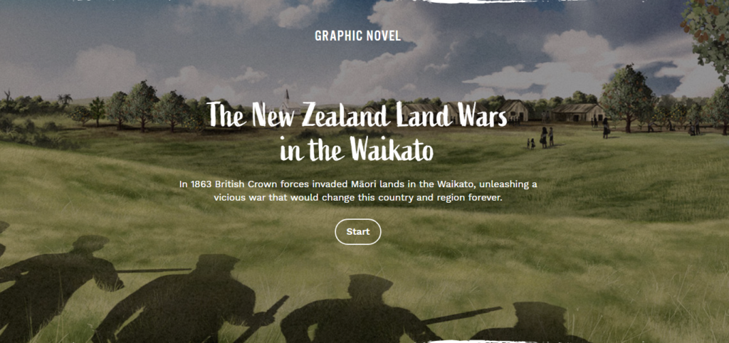 Illustration of the New Zealand Wars