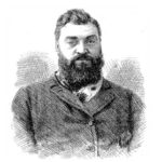 Illustration of man with dark hair and beard