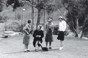 Ladies playing golf, Cambridge, NZ 1965