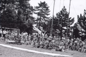 Gymnastics at Te Miro Sports, March 1968