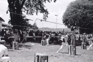 Wood chopping, A & P Show, December 1967 