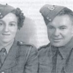 Military woman and man