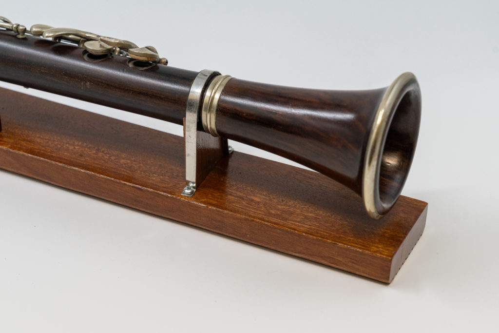 Lower joint and bell of the clarionet or clarinet belonging to Charles Stuart
