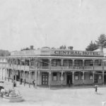 Central Hotel on Duke Street in Cambridge in the early 1900s