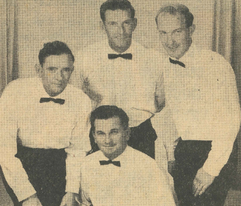 Cambridge Quartet, Sept 1963 featuring Ron Griffiths, Len Gerrance, Chas Strange and Harry Shields.